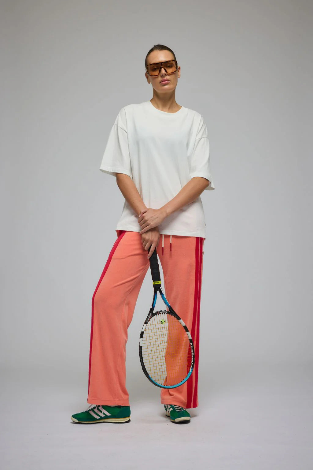 AJ Santorini Oversized Tee Warm White