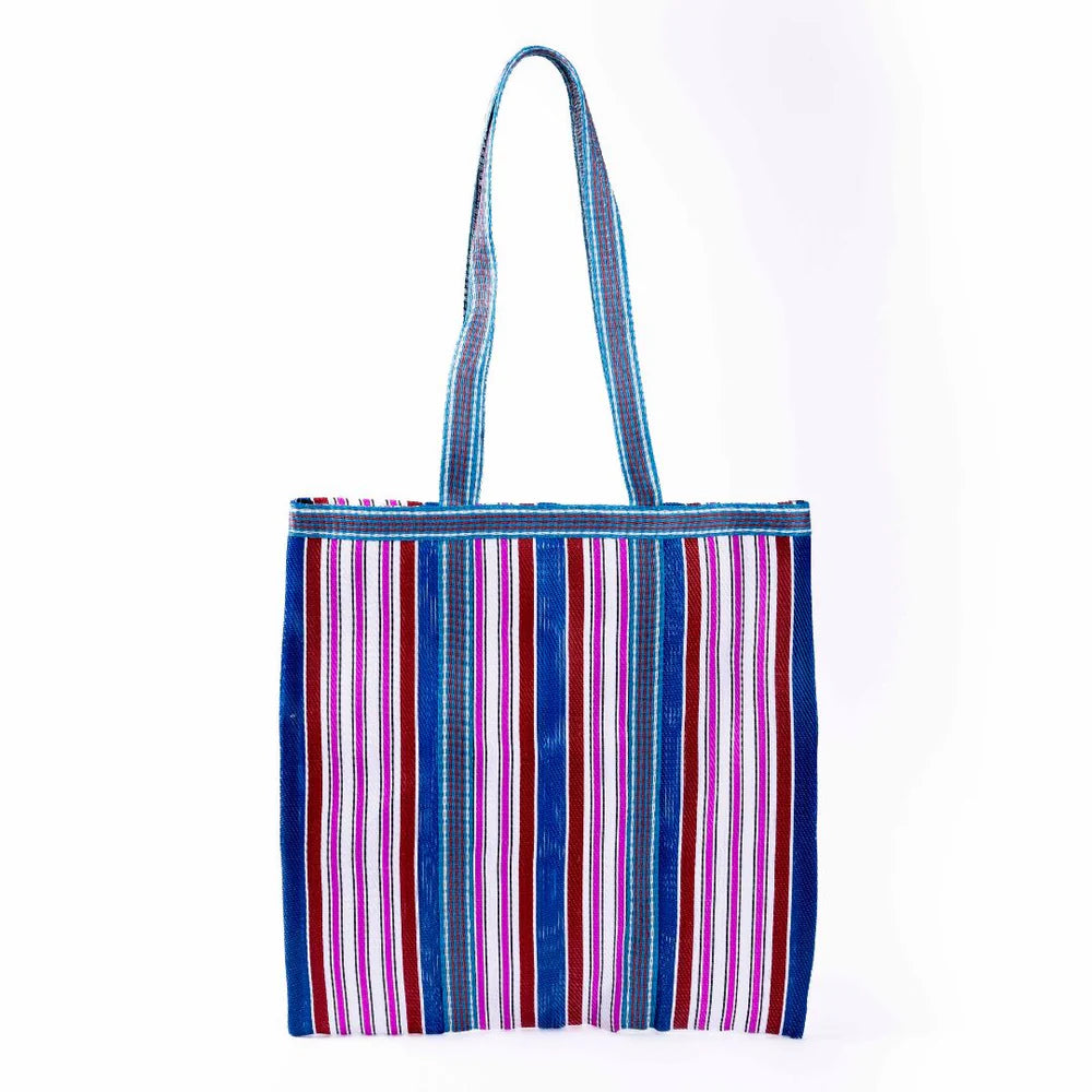 PARISIAN COOL Monaco Tote PINK + NAVY