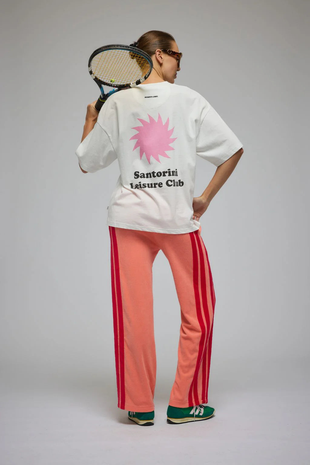 AJ Santorini Oversized Tee Warm White