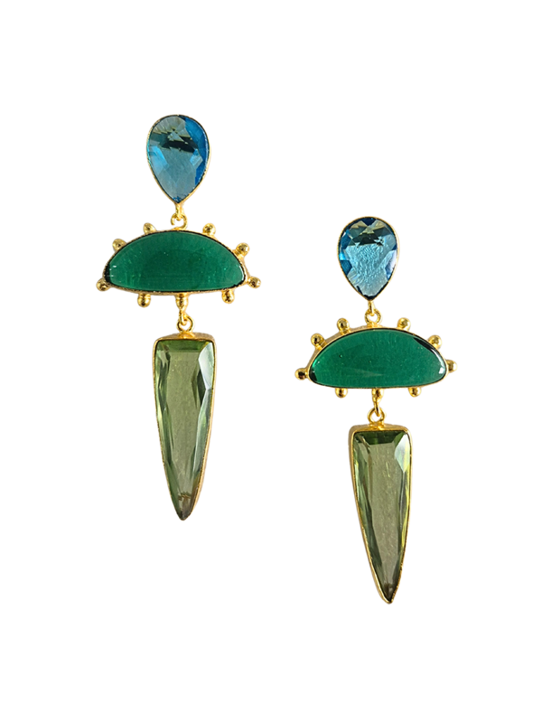 Leisa Earring GREEN