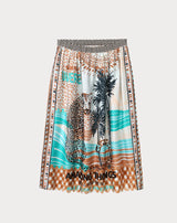 ME369 Vanessa Midi Skirt SAFARI