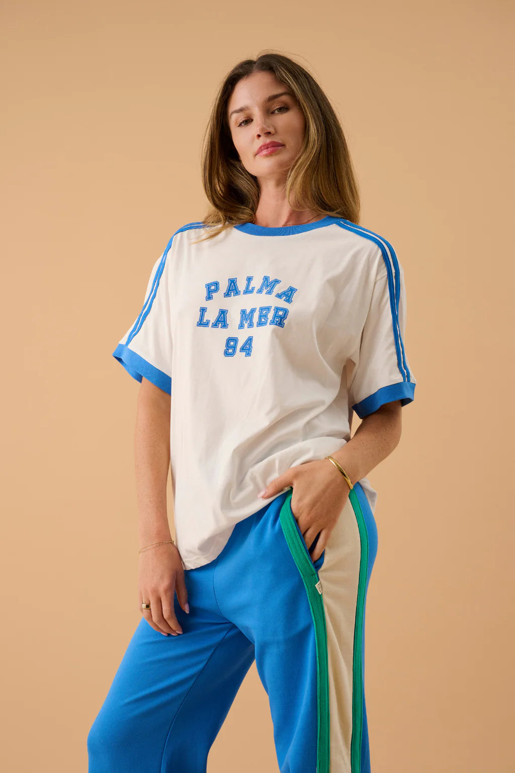 AJ Palma Oversized Tee SNOW