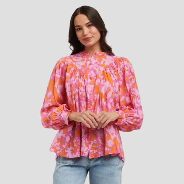 ITALIAN STAR Sybil Shirt PINK/ORANGE