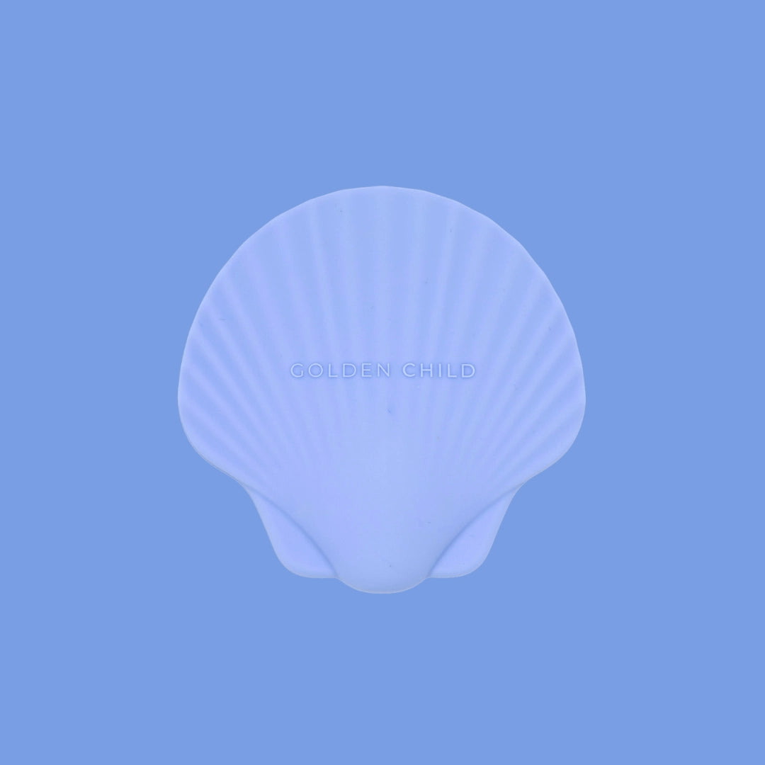 GOLDEN CHILD Shell Baby Teether GOLDEN BLUE