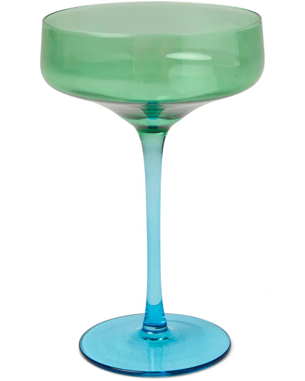 KIP & CO Pistachio Crush Margarita Glass Set of 2