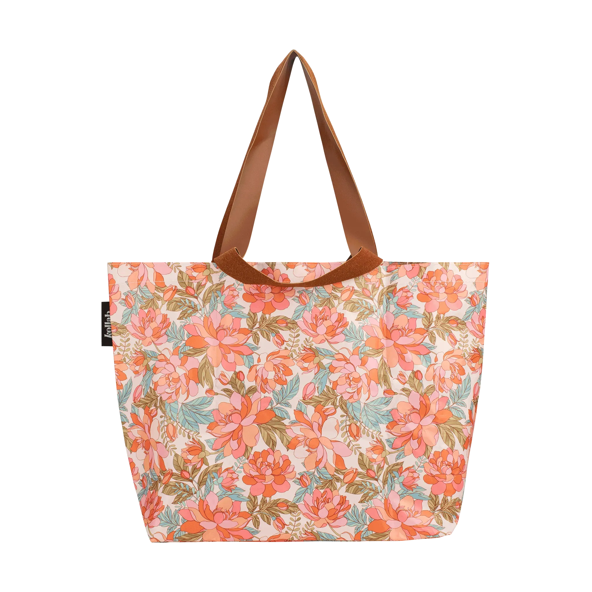 KOLLAB Shopper Tote WHIMSICAL FLORAL