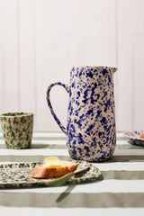 JONES & CO Splatter Jug BLUE