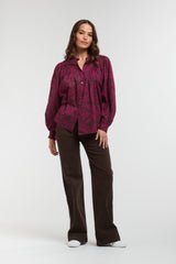 ITALIAN STAR Sybil Blouse FLEUR FUCHSIA