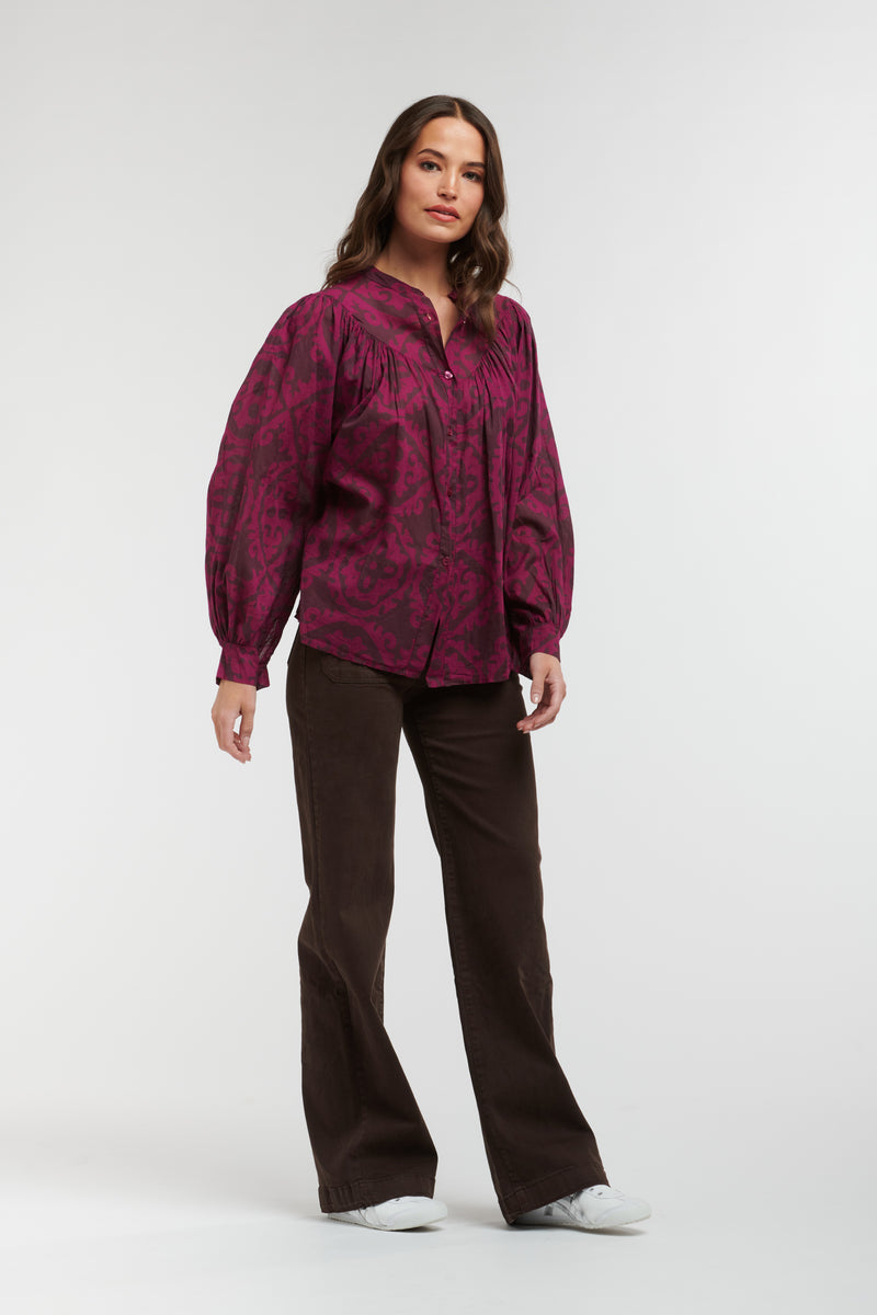 ITALIAN STAR Sybil Blouse FLEUR FUCHSIA