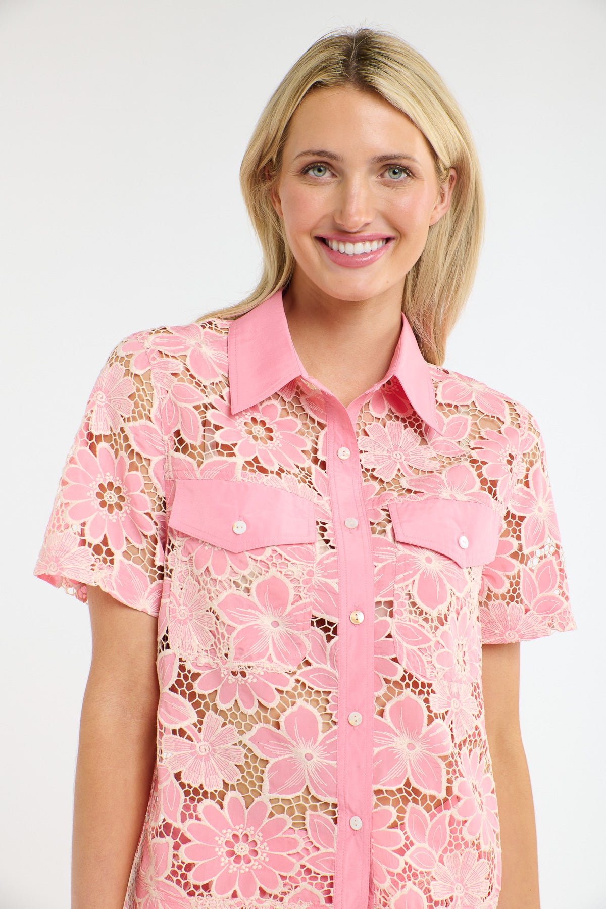 365 DAYS Daphne Shirt PINK LACE