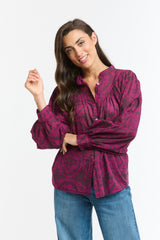 ITALIAN STAR Sybil Blouse FLEUR FUCHSIA