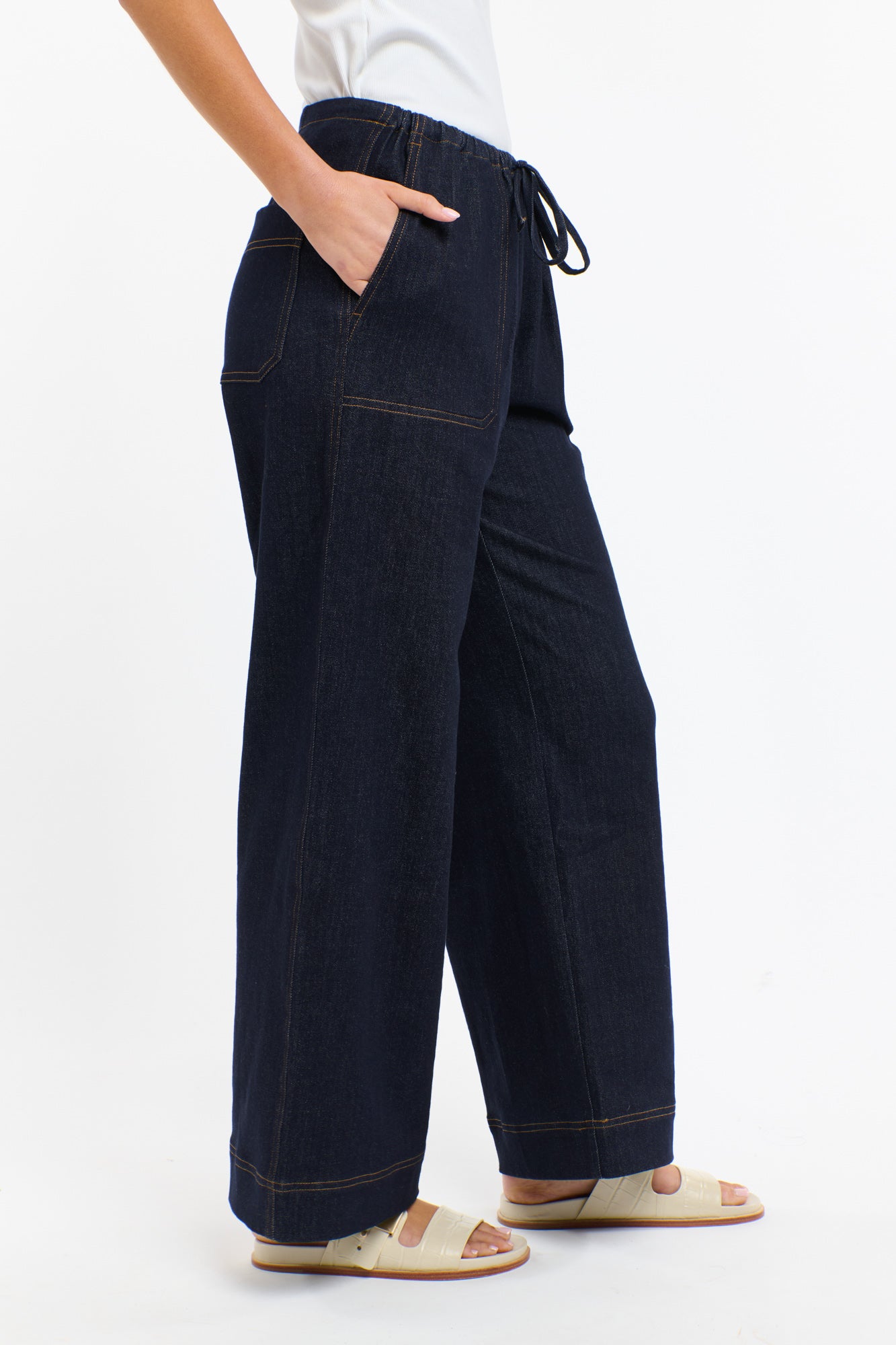 365 DAYS Misha Drawcord Pant DENIM
