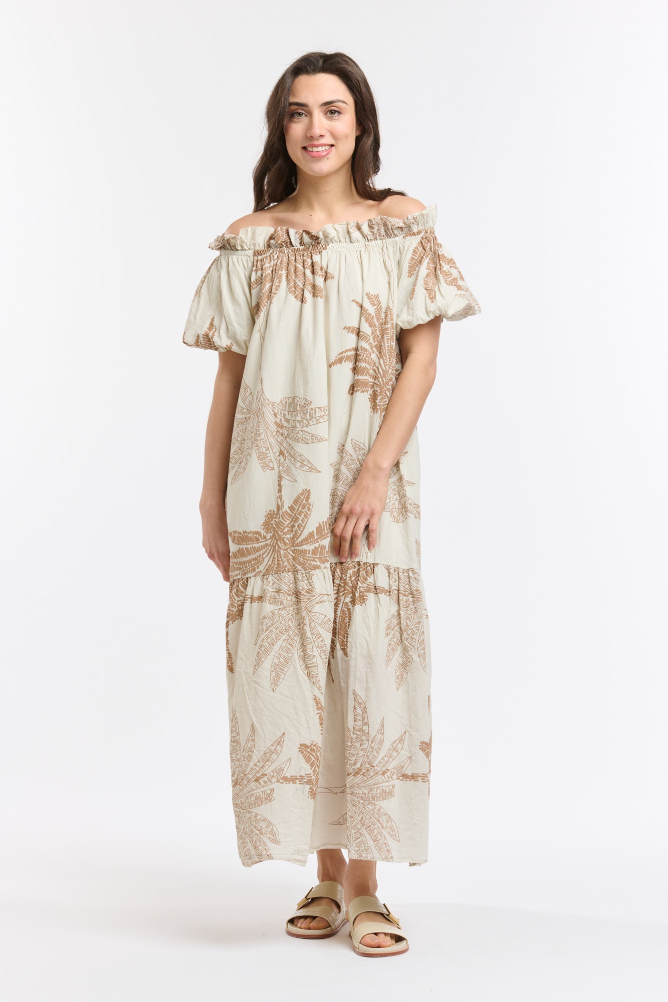 ITALIAN STAR Coconut Dress BEIGE - ONE SIZE