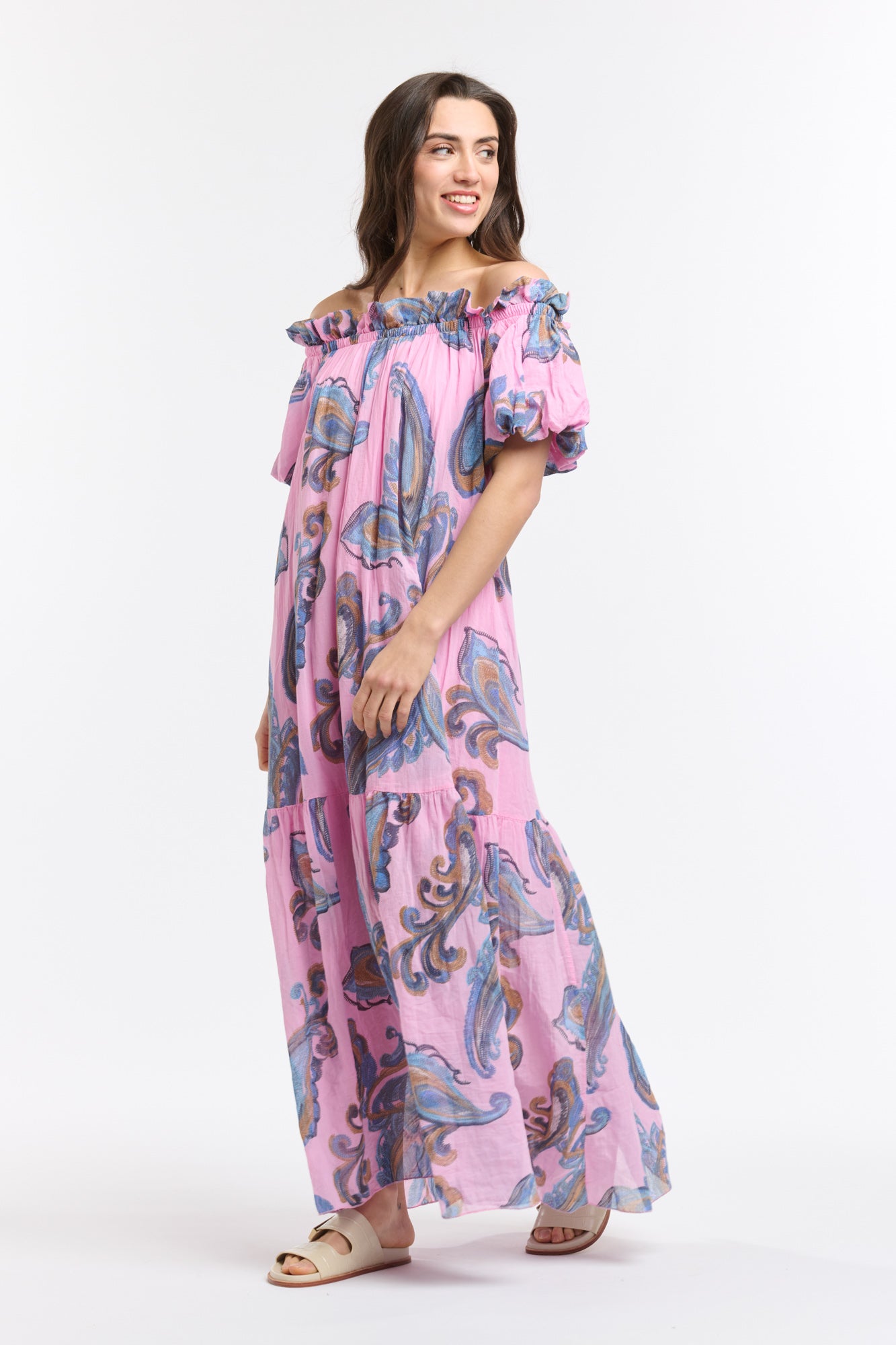 ITALIAN STAR Coconut Dress  PINK - ONE SIZE