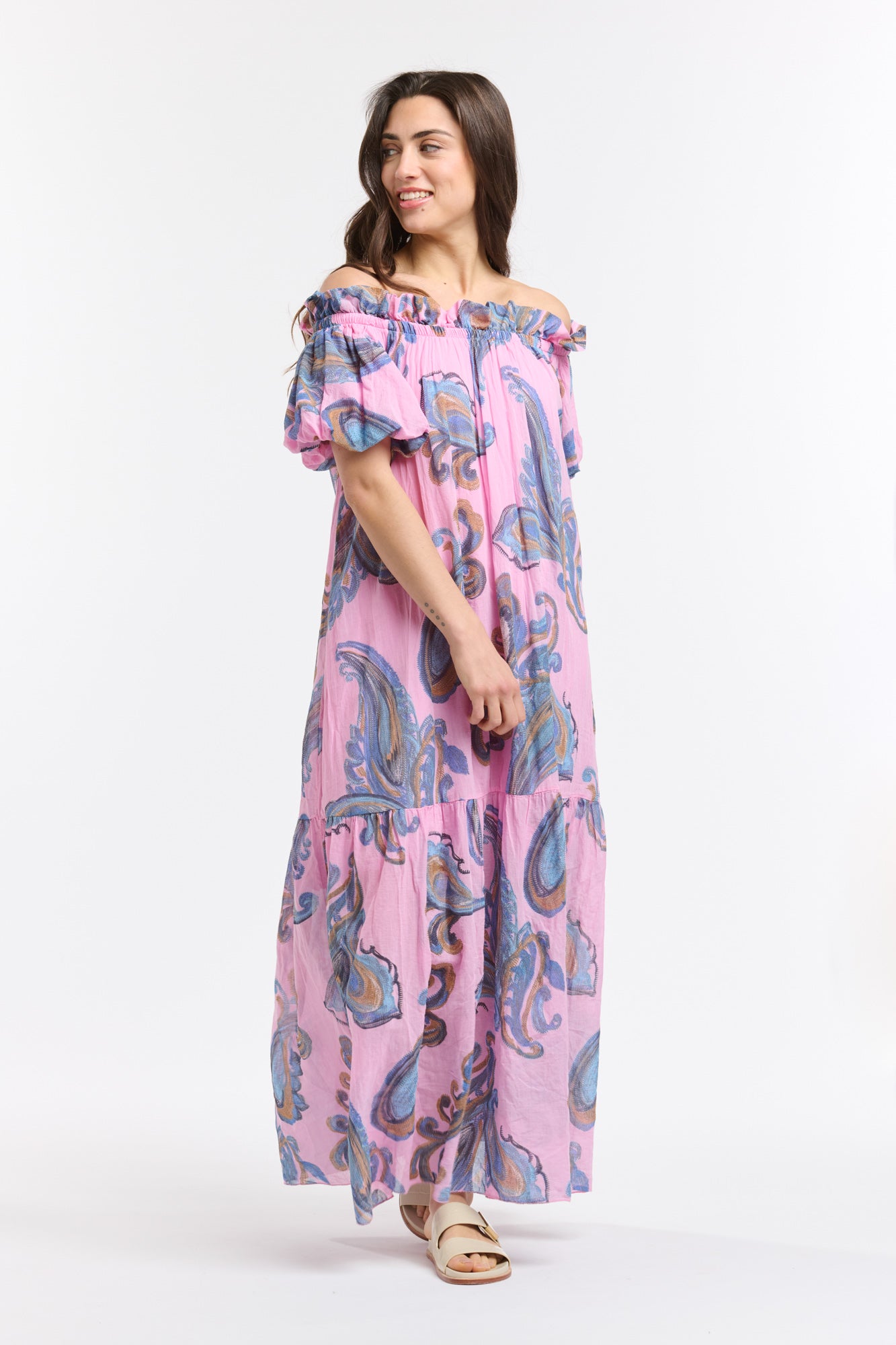 ITALIAN STAR Coconut Dress  PINK - ONE SIZE