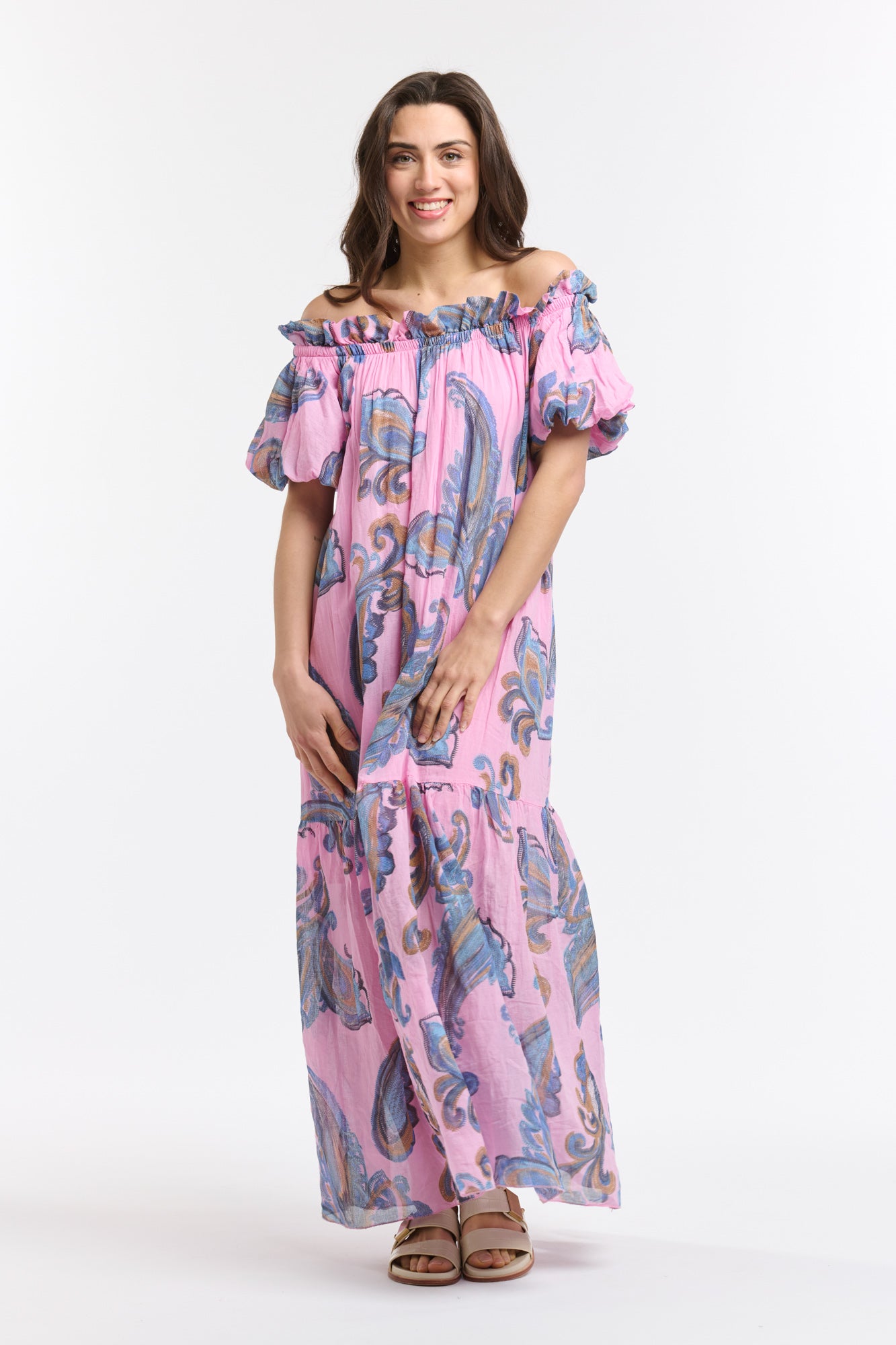 ITALIAN STAR Coconut Dress  PINK - ONE SIZE