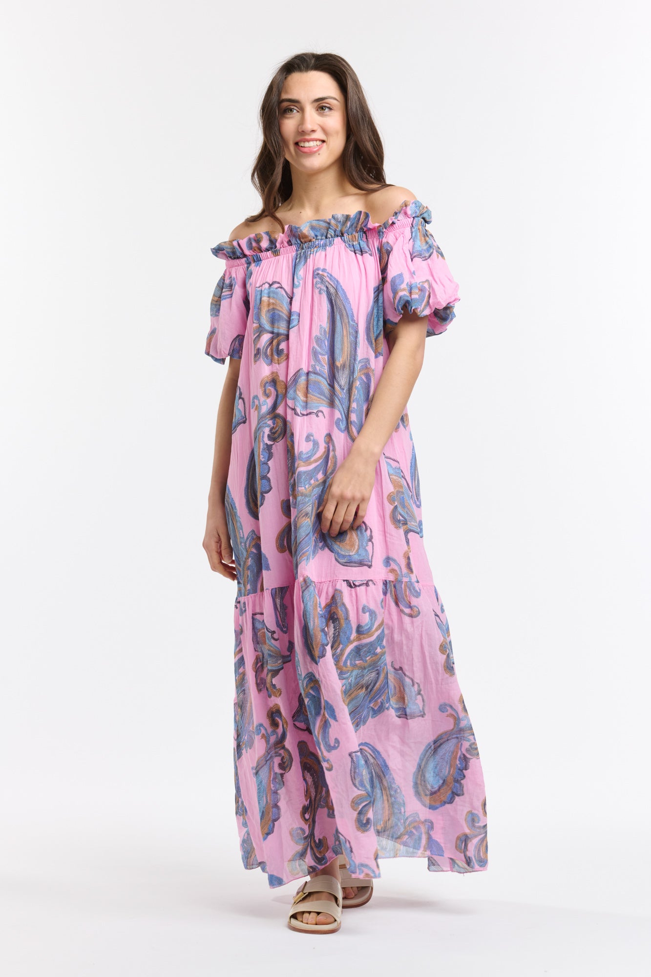 ITALIAN STAR Coconut Dress  PINK - ONE SIZE