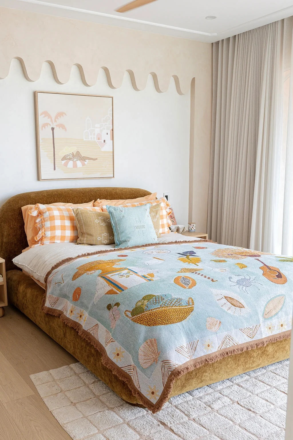 GOOD THROW CO Art Throw Rug SUMMER LOVIN