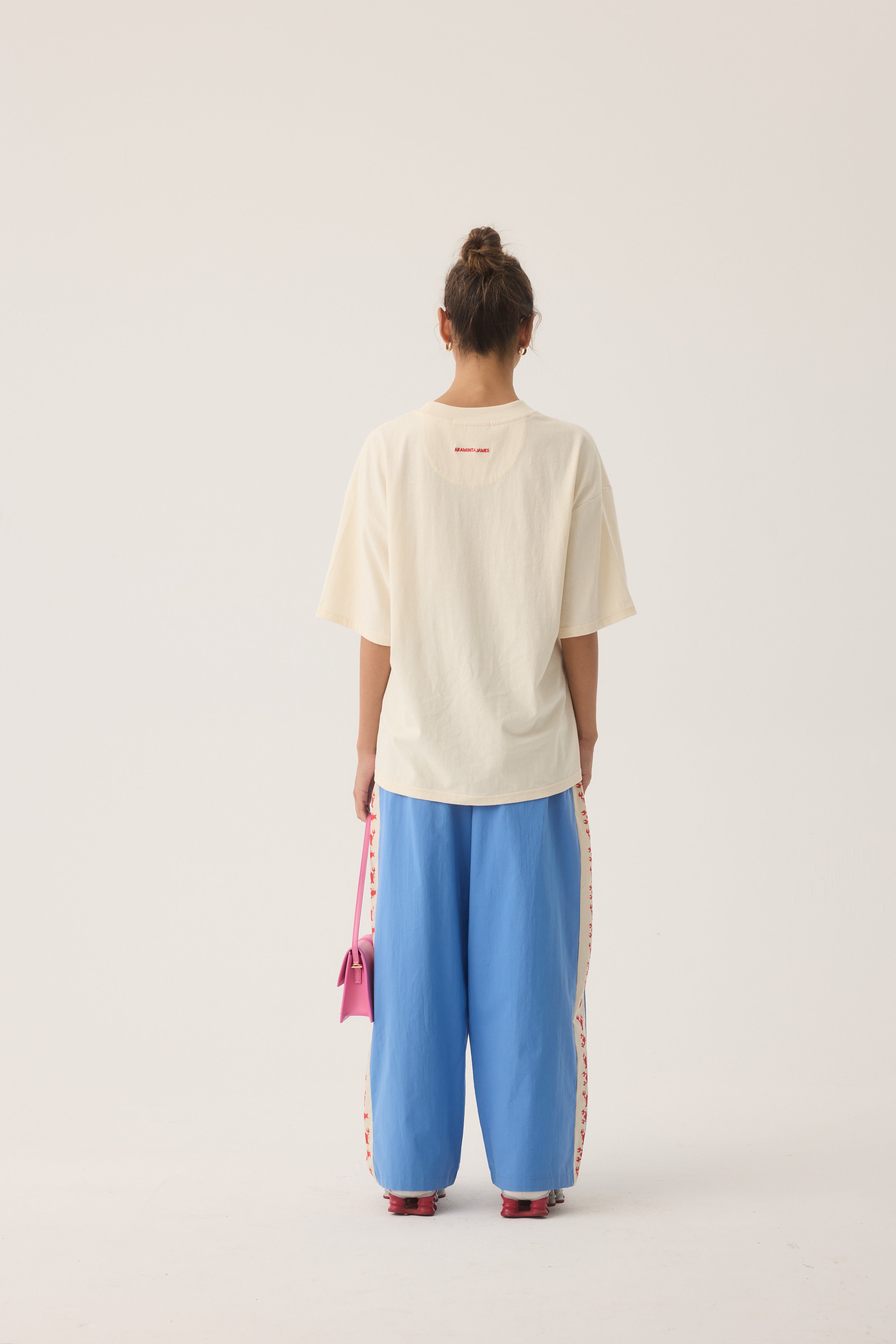 AJ Lobster Oversized Tee NATURAL