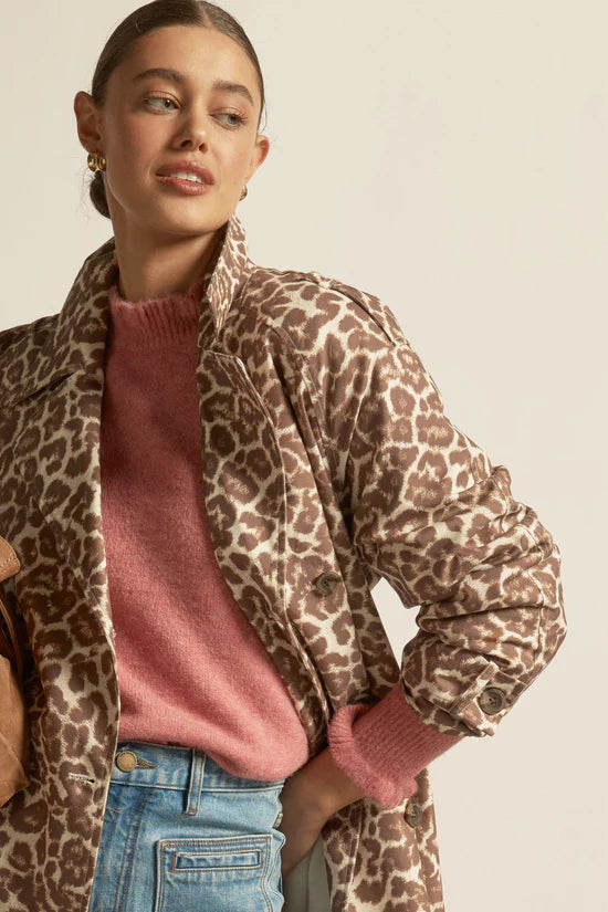 ZOE KRATZMANN Chalet Coat OCELOT
