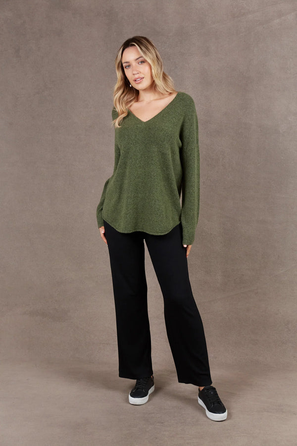 EB & IVE Paarl Knit MOSS