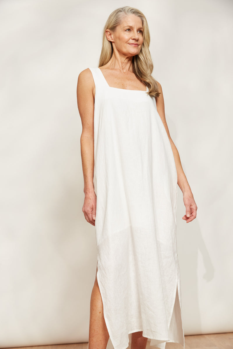 EB & IVE Halcyon Tank Dress OPAL