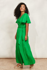 EB & IVE Halcyon Maxi Dress EMERALD