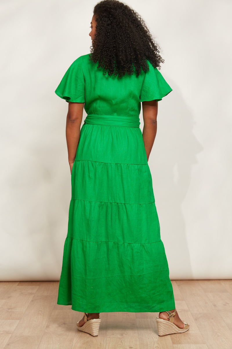 EB & IVE Halcyon Maxi Dress EMERALD