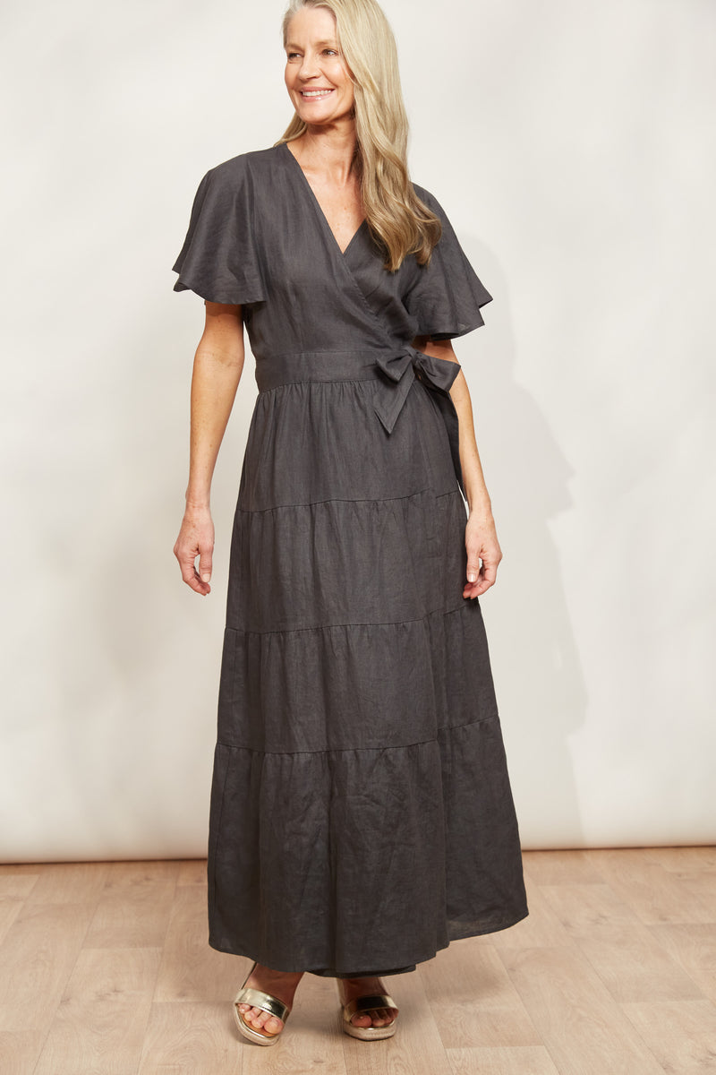 EB & IVE Halcyon Maxi Dress OYSTER