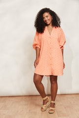 EB+IVE Zephyr Top/Dress One Size PAPAYA