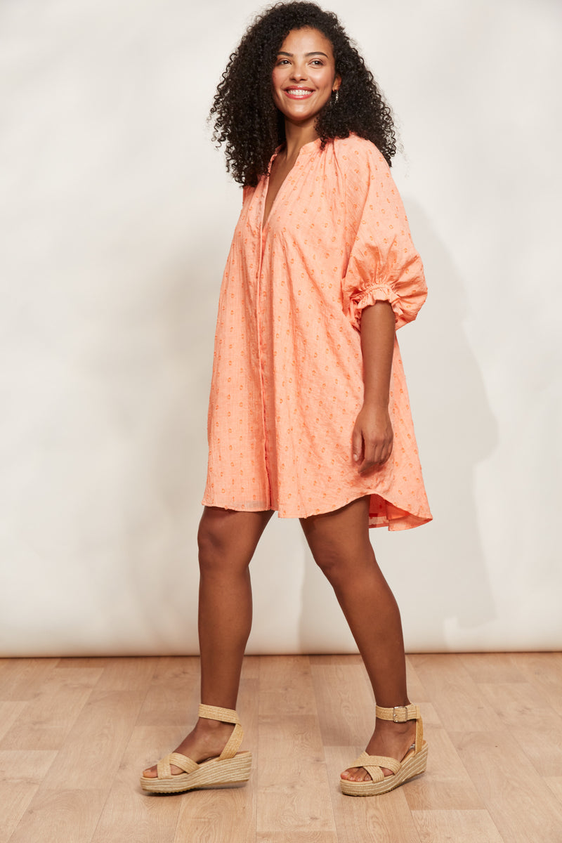 EB+IVE Zephyr Top/Dress One Size PAPAYA