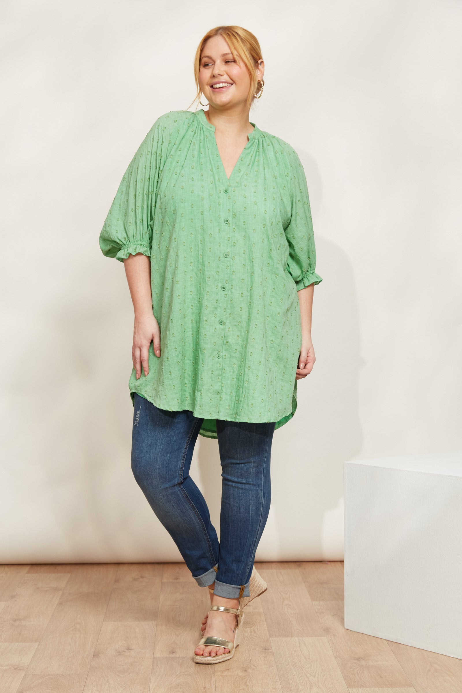 EB+IVE Zephyr Top/Dress One Size JADE