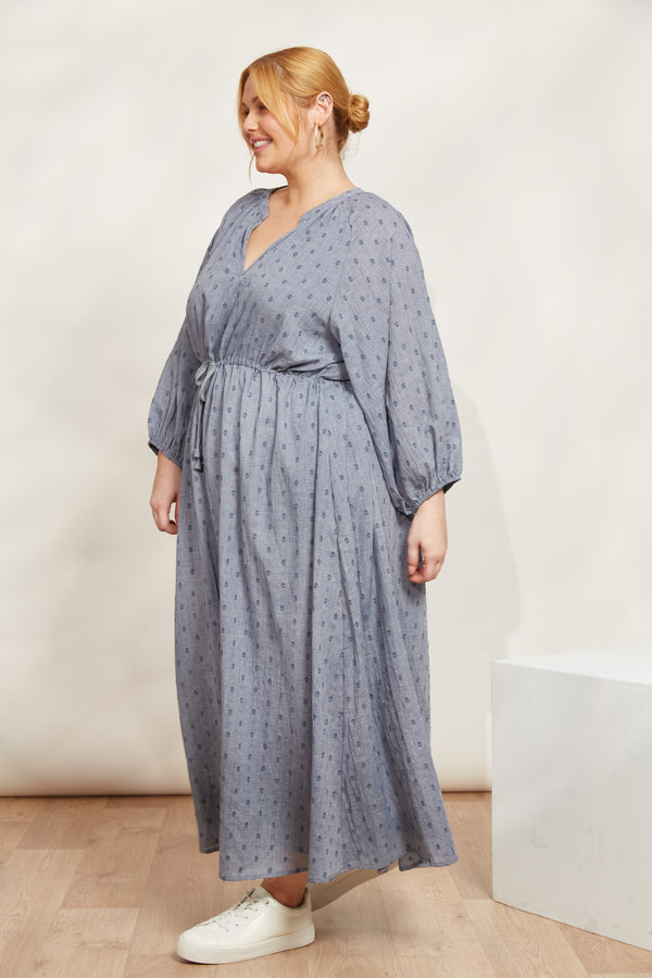 EB & IVE Zephyr Maxi Dress NEVADA