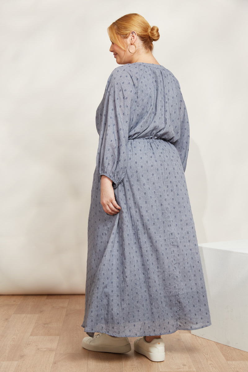 EB & IVE Zephyr Maxi Dress NEVADA