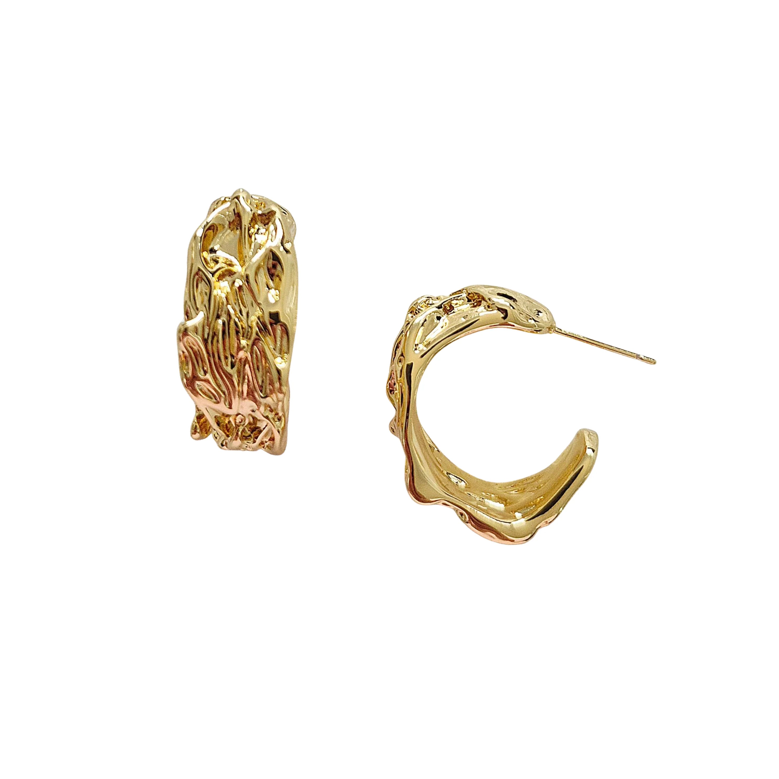 Plaka Hoop Earring GOLD