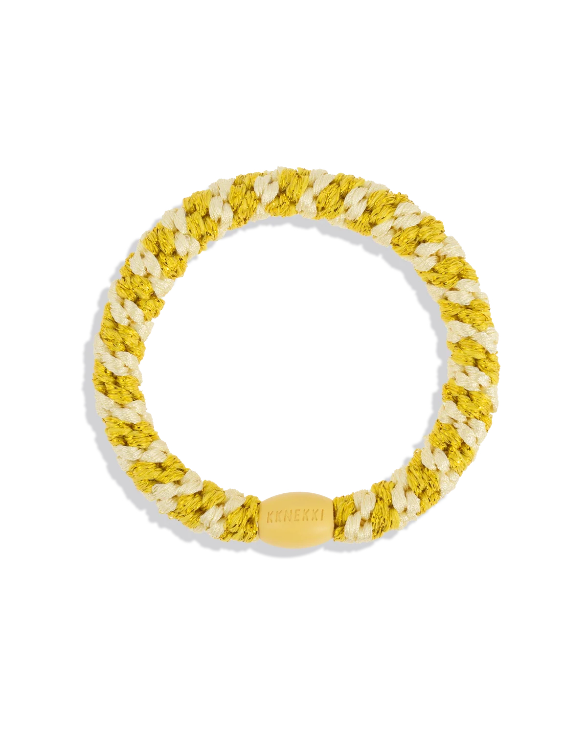 KKNEKKI Original Hair Tie YELLOW SUN GLITTER