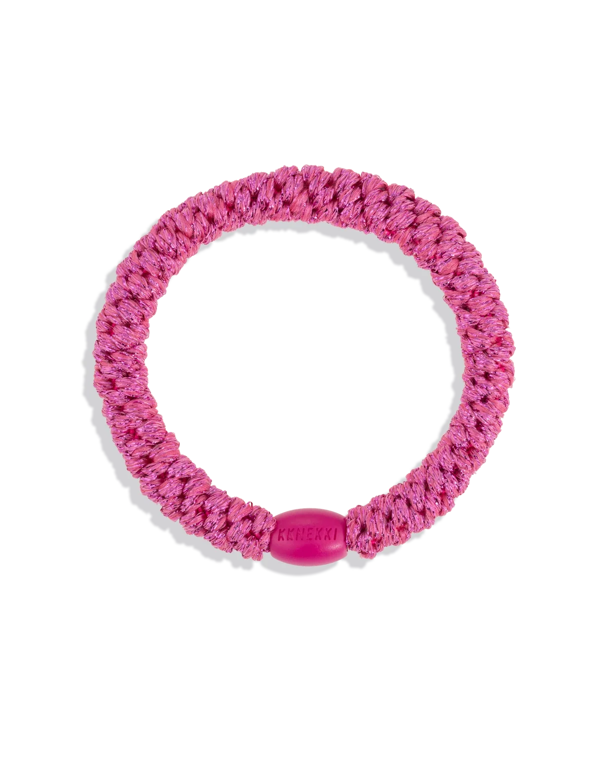 KKNEKKI Original Hair Tie PINK GLITTER