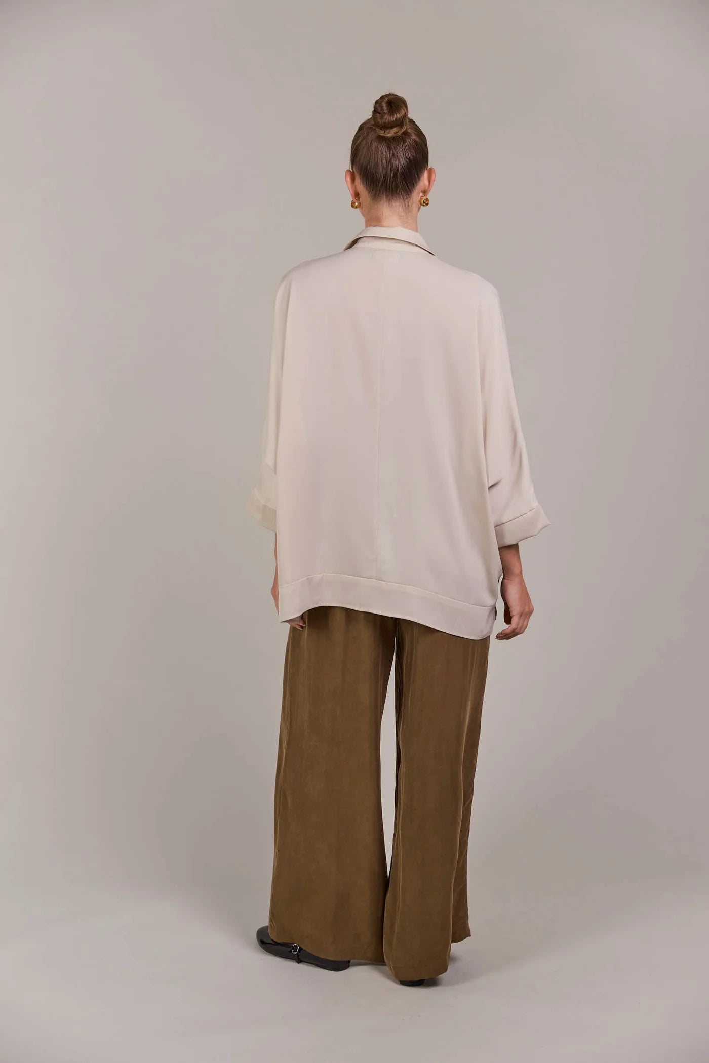 EB&IVE Elsie Relaxed Shirt ECRU