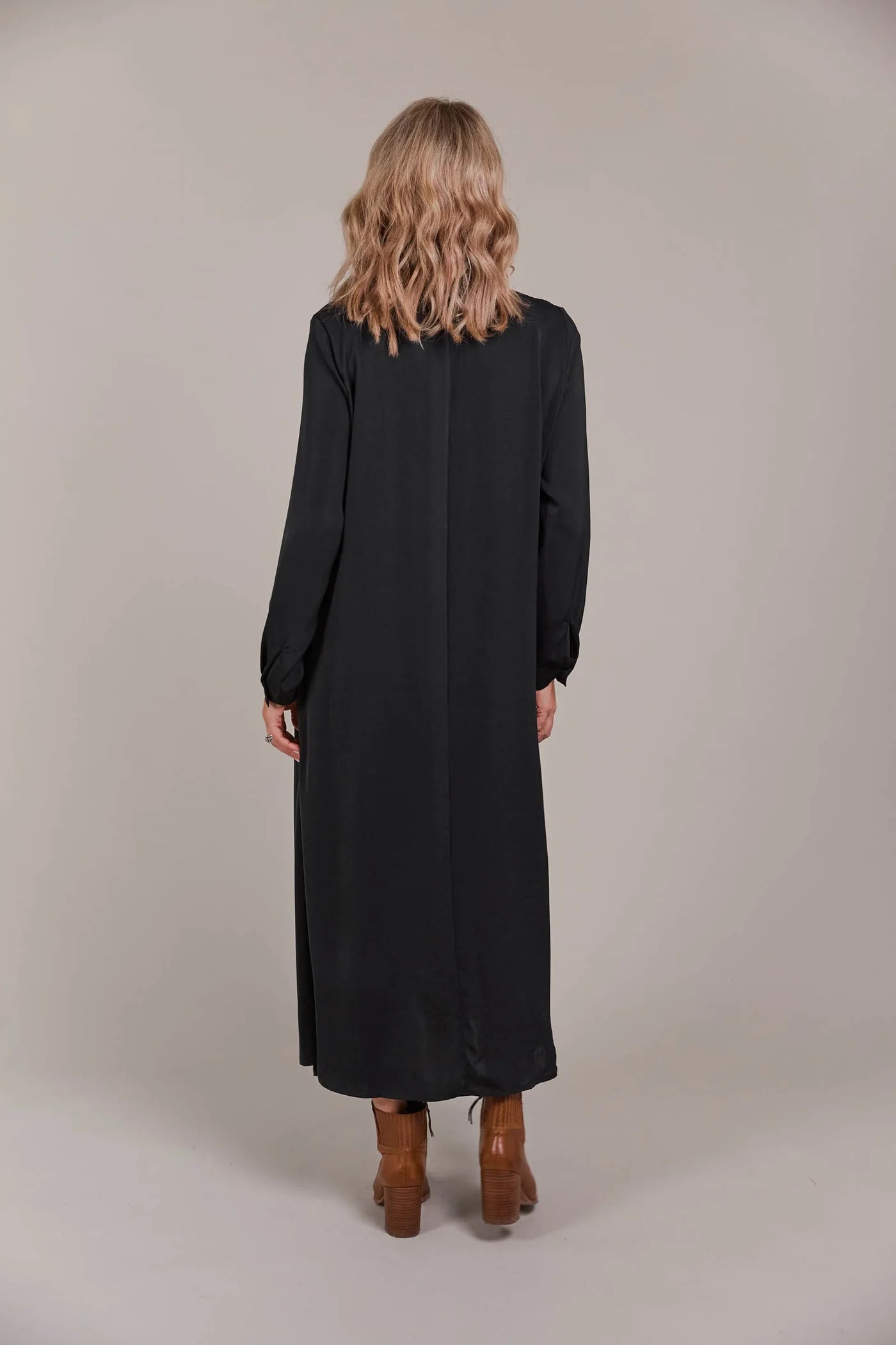 EB&IVE Elsie Shirt Dress BLACK