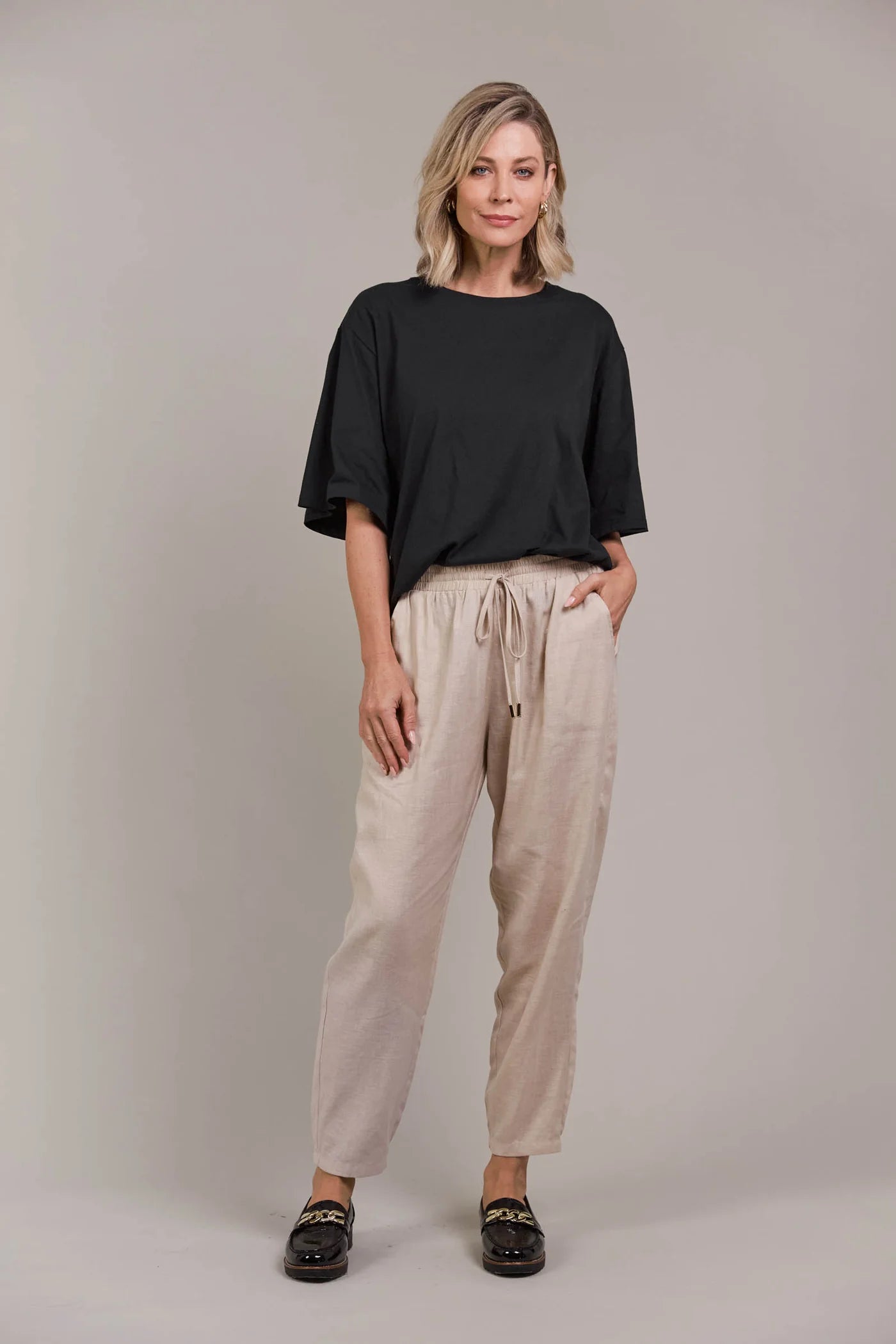 EB&IVE Laax Relaxed Pant ECRU