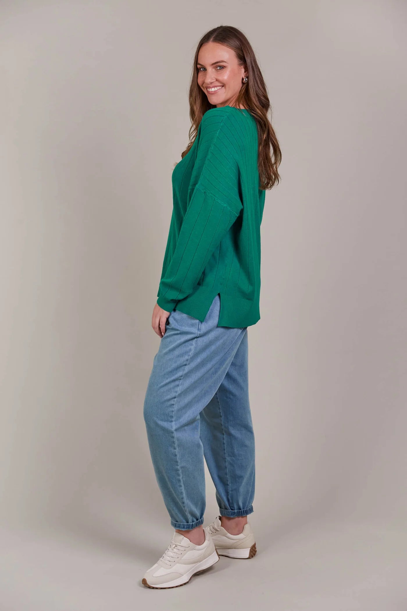 EB&IVE Palmer Relaxed Knit TEAL