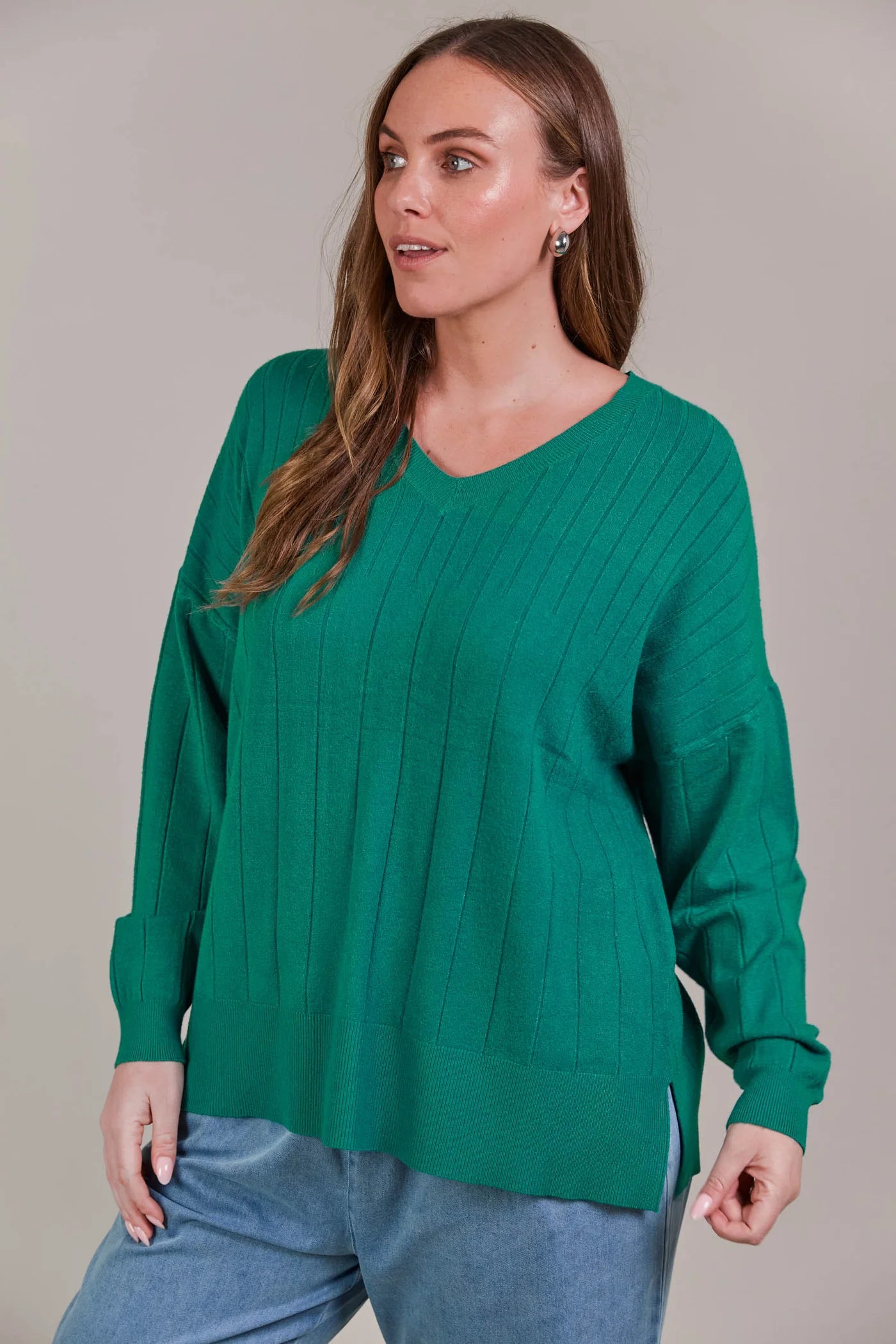 EB&IVE Palmer Relaxed Knit TEAL