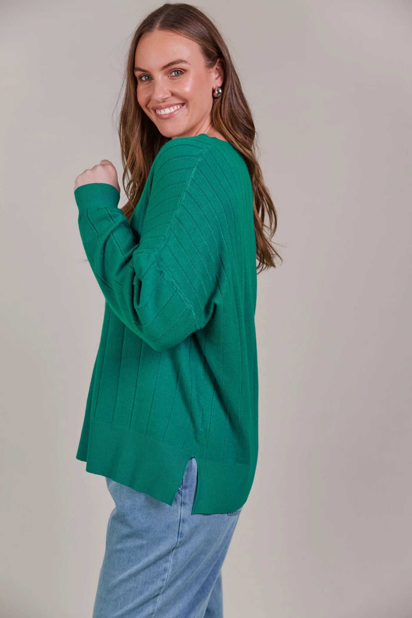 EB&IVE Palmer Relaxed Knit TEAL