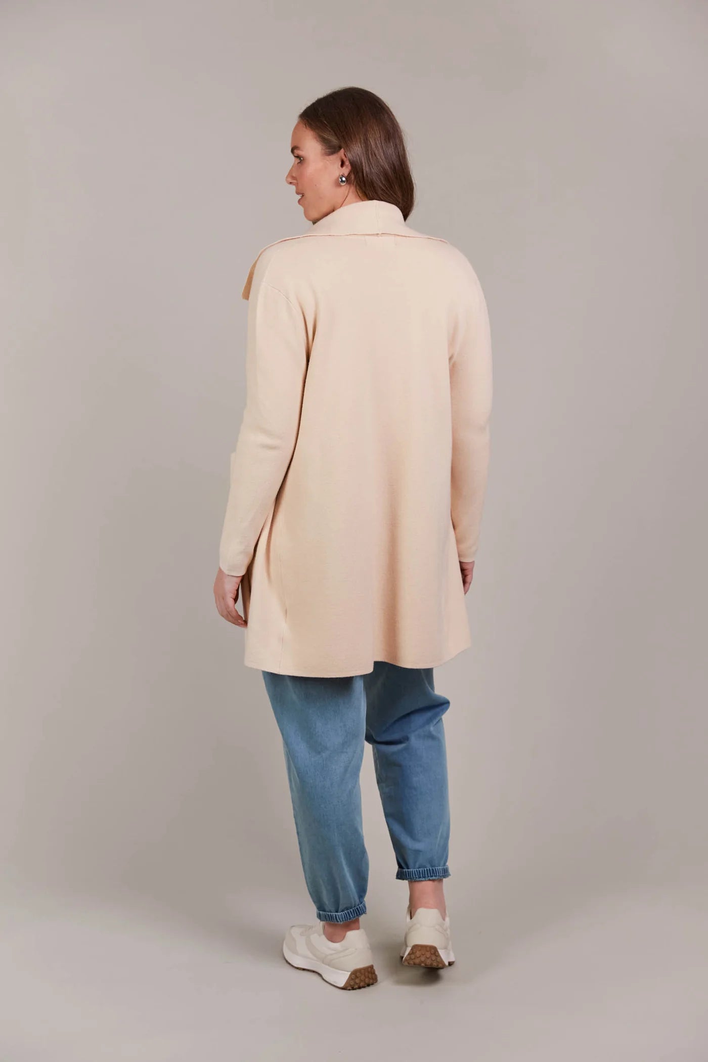 EB&IVE Palmer Relaxed Cardigan ECRU