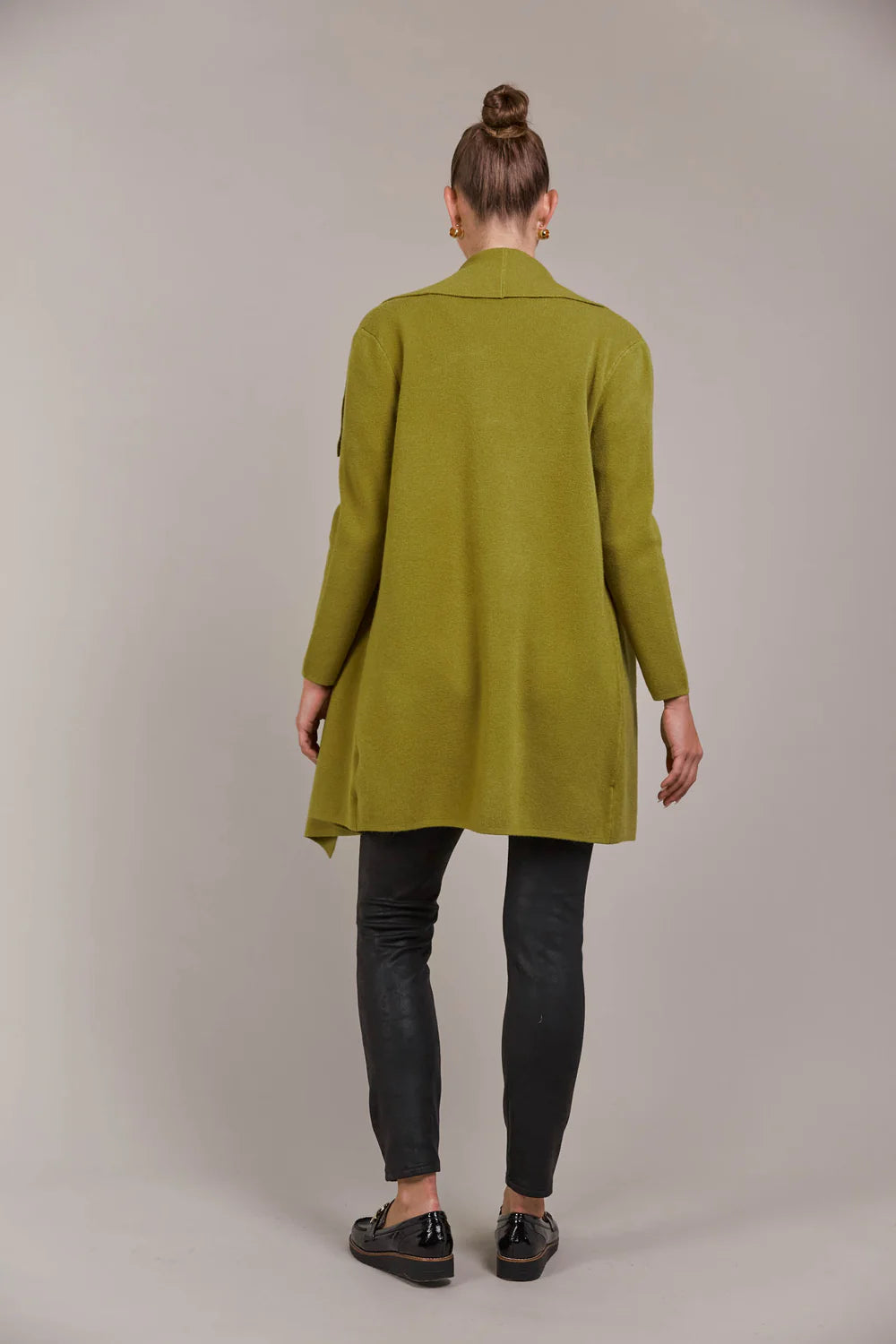 EB&IVE Palmer Relaxed Cardigan CHARTREUSE