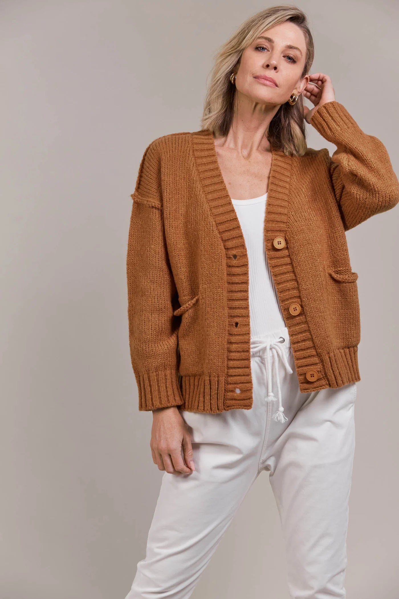 EB&IVE Katana Cardigan HAZEL