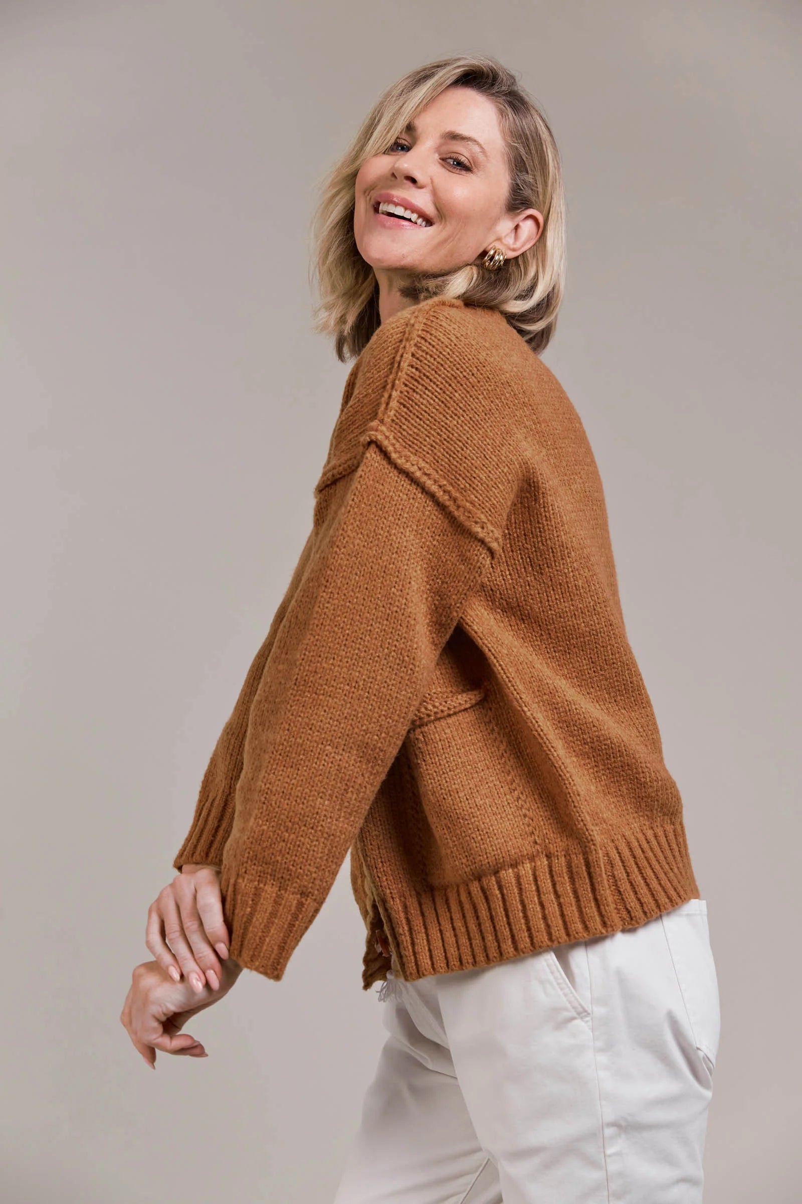 EB&IVE Katana Cardigan HAZEL