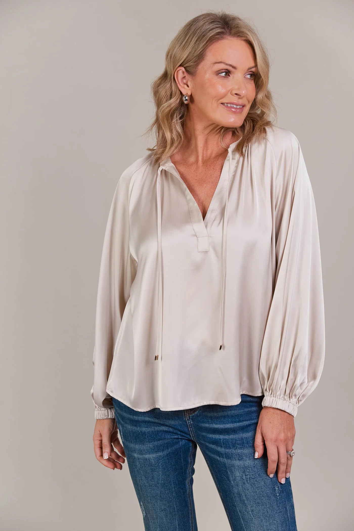 EB&IVE Ivy Blouse CLAY