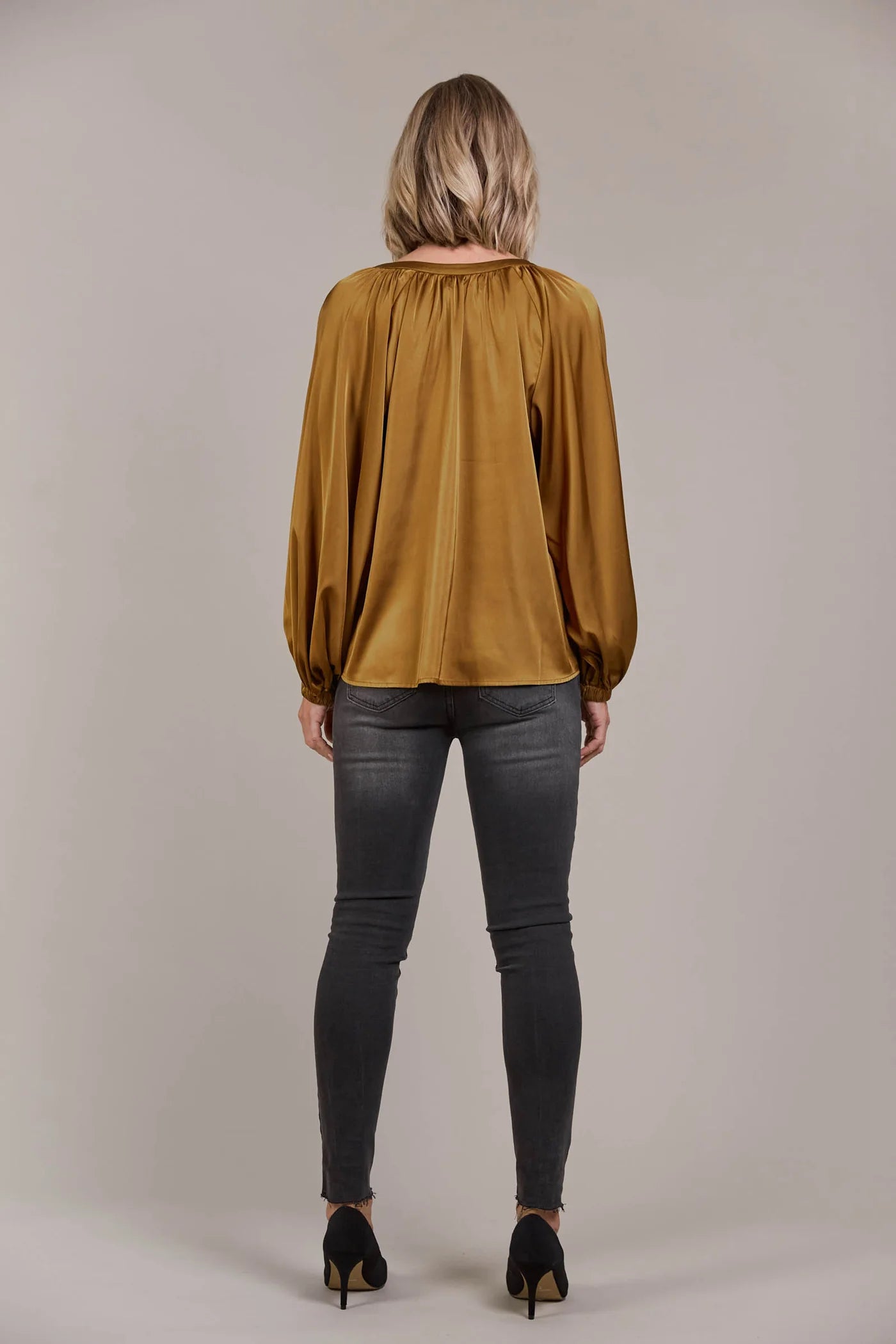 EB&IVE Ivy Blouse TOBACCO