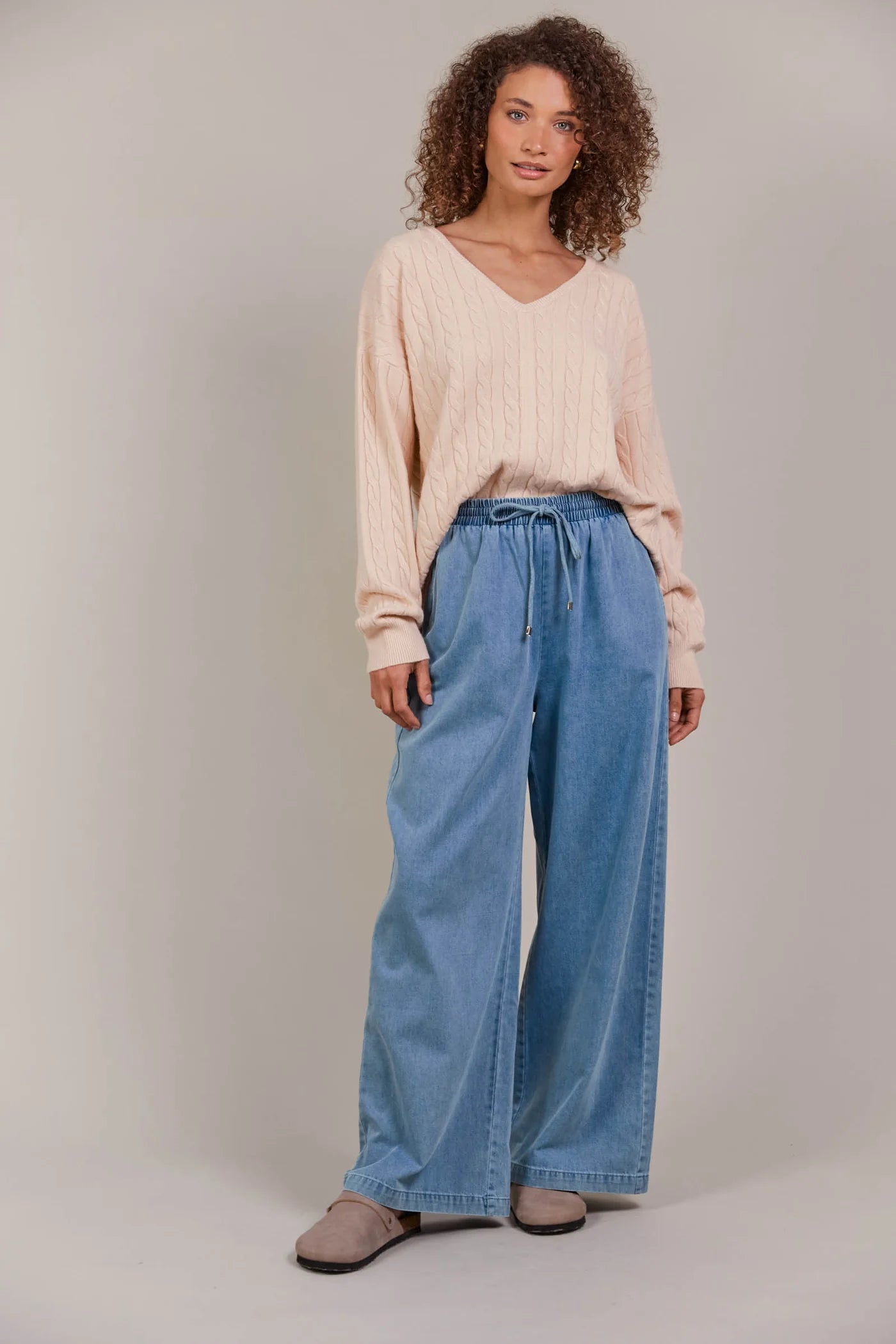 EB&IVE Pepi Wide Pant DENIM